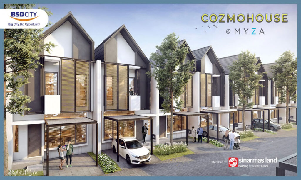 Cozmo House at Miza BSD City, Rumah 2 Lantai Full Furnished