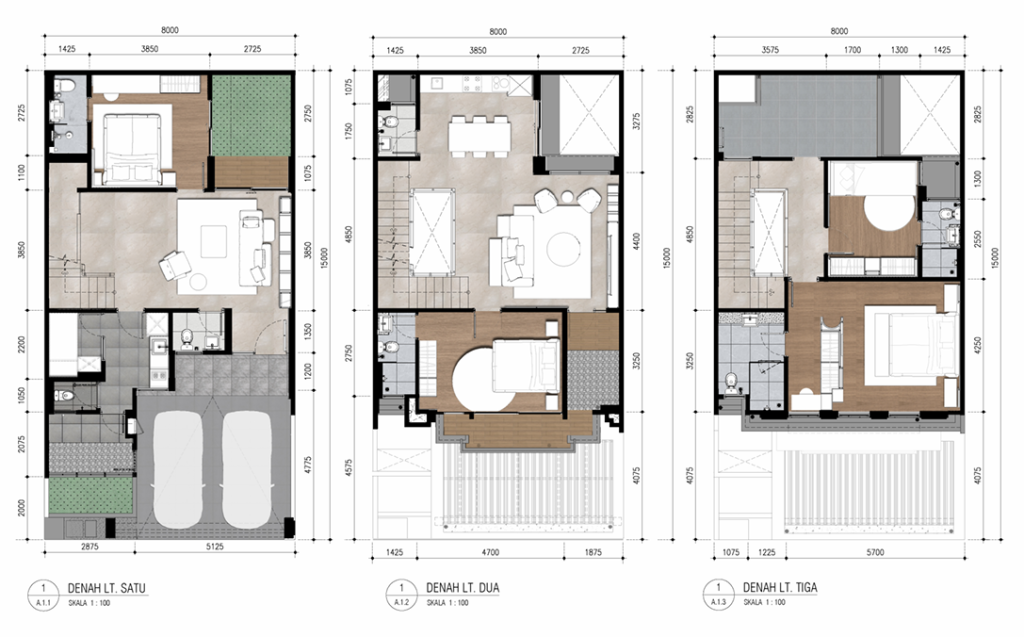 armont-t8 layout denah rumah Armont residence bsd tipe 8 (T8) SPLENDID VIII