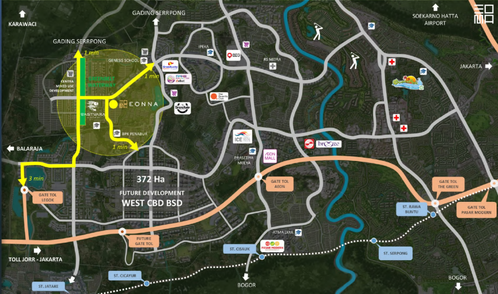 elyon-location- lokasi cluster eonna