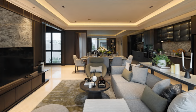 first-floor-elyon-9 family room and dining area elyon tipe 9