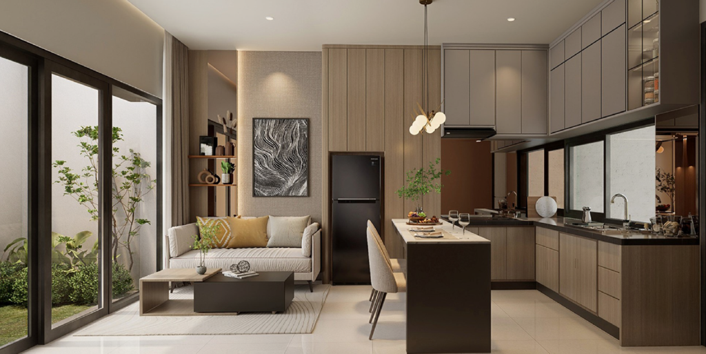 living room excelia banjar wijaya
