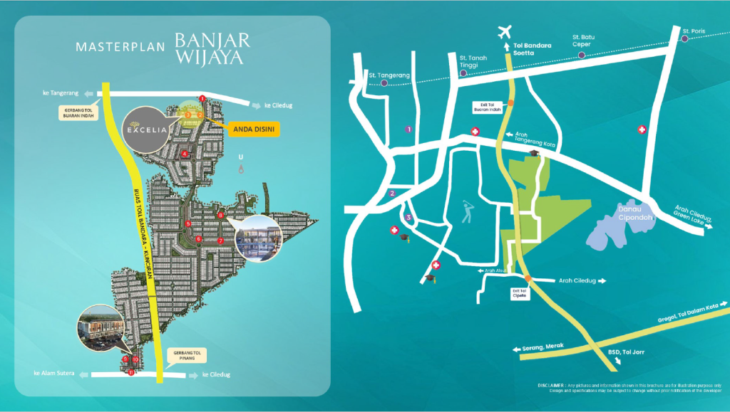 Master Plan Banjar Wijaya Excelia Tangerang